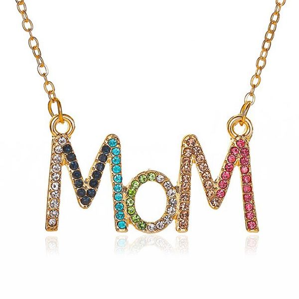 pendant necklaces exquisite mother's day mom gold color necklace charming women's polychrome crystal jewelry fashion lady party, Silver
pendant necklaces exquisite mother's day mom gold color necklace charming women's polychrome crystal jewelry fashion lady party, Silver