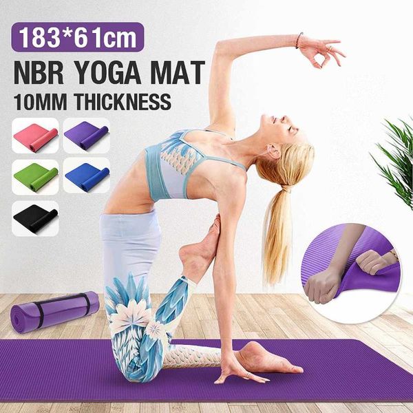 yoga mats 10mm thickened non-slip 183cmx61cm mat nbr fitness gym sports cushion gymnastic pilates pads
yoga mats 10mm thickened non-slip 183cmx61cm mat nbr fitness gym sports cushion gymnastic pilates pads