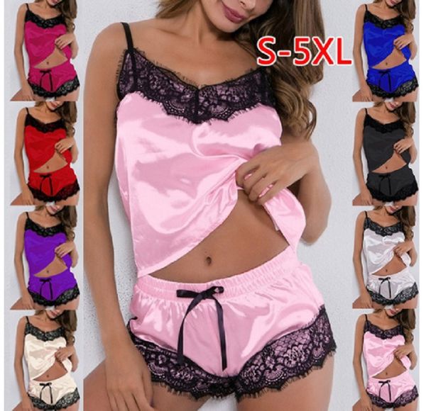 women's sleepwear split pajamas lace suspender split home pajama sling two-piece set, Black;red
women's sleepwear split pajamas lace suspender split home pajama sling two-piece set, Black;red