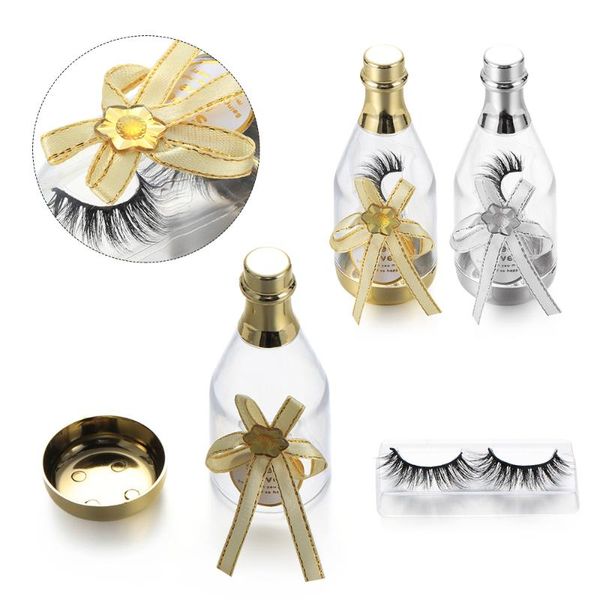 false eyelashes gold&silver color drift bottle design packaging box with transparent tray bulk fake lash boxes empty case
false eyelashes gold&silver color drift bottle design packaging box with transparent tray bulk fake lash boxes empty case