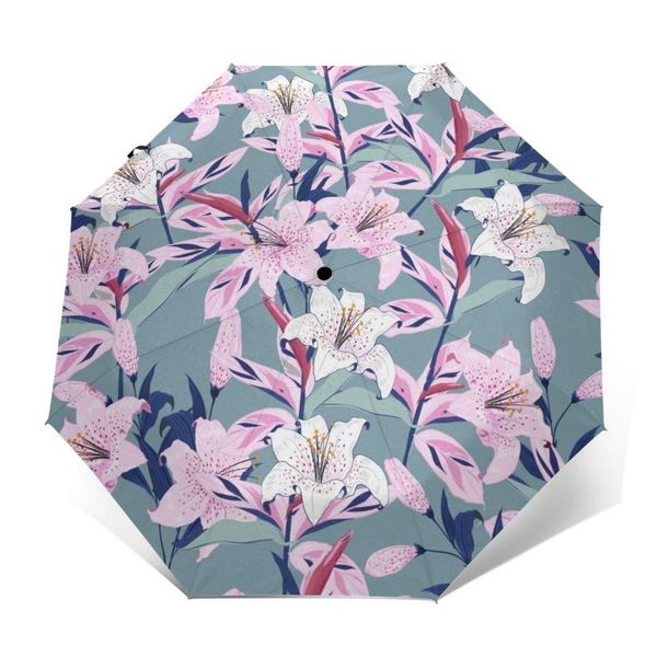 umbrellas beautiful blooming lily flowers windproof automatic folding inverted umbrella portable paraguas for man woman
umbrellas beautiful blooming lily flowers windproof automatic folding inverted umbrella portable paraguas for man woman