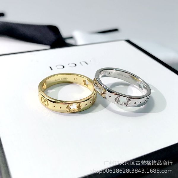 ring gujiashuang g hollow five pointed star 925 silver fashion brand pair male and female lovers carved letter
ring gujiashuang g hollow five pointed star 925 silver fashion brand pair male and female lovers carved letter
