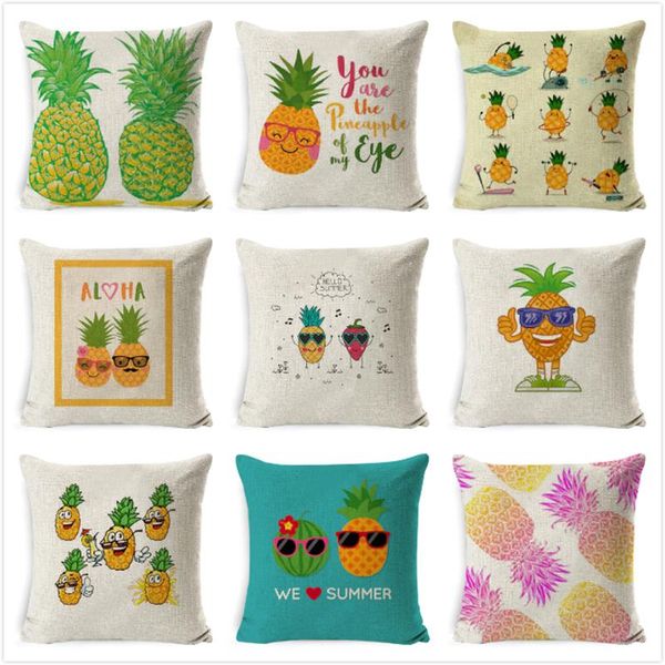 cushion/decorative pillow pineapple fruit pattern cushion cover polyester throw car home decor decoration sofa bed decorative pillowcase
cushion/decorative pillow pineapple fruit pattern cushion cover polyester throw car home decor decoration sofa bed decorative pillowcase
