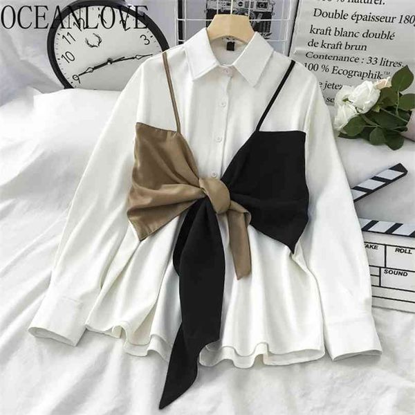 oceanlove fake 2 pcs blusas mujer autumn long sleeve patchwork shirts elegant chic korean blouses women 18987 210730, White
oceanlove fake 2 pcs blusas mujer autumn long sleeve patchwork shirts elegant chic korean blouses women 18987 210730, White
