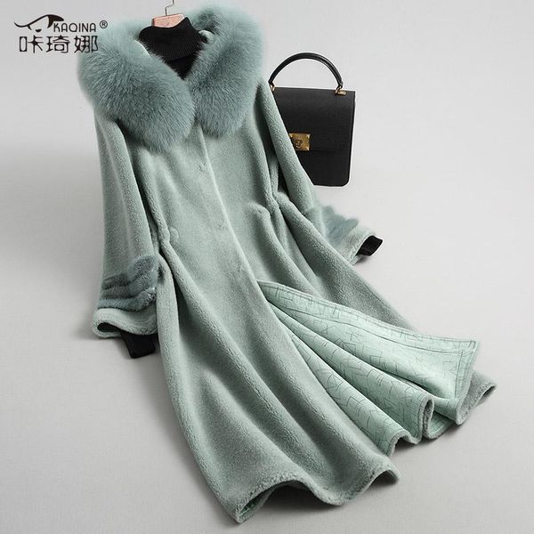 women's fur & faux autumn winter women clothes 2021 real collar hooded coat 100% wool coats vintage elegant jacket abrigo mujer 18073, Black
women's fur & faux autumn winter women clothes 2021 real collar hooded coat 100% wool coats vintage elegant jacket abrigo mujer 18073, Black