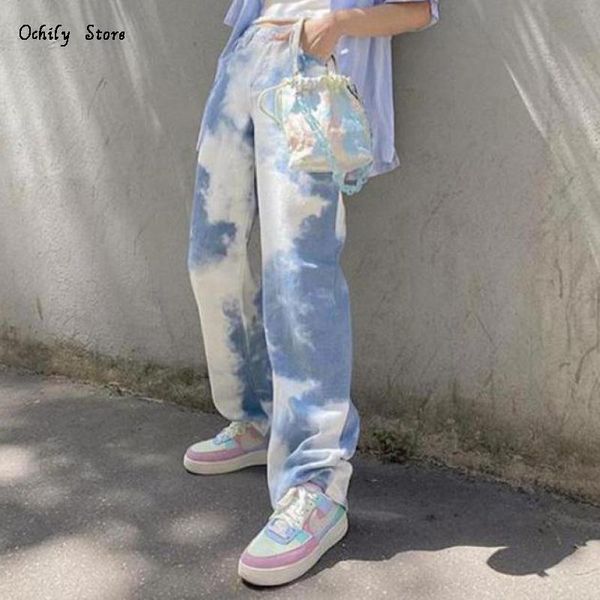 women's pants & capris tie dye print high waist baggy mom jeans women fall 2021 y2k 90s streetwear clothing wide leg blue vintage boyfr, Black;white
women's pants & capris tie dye print high waist baggy mom jeans women fall 2021 y2k 90s streetwear clothing wide leg blue vintage boyfr, Black;white