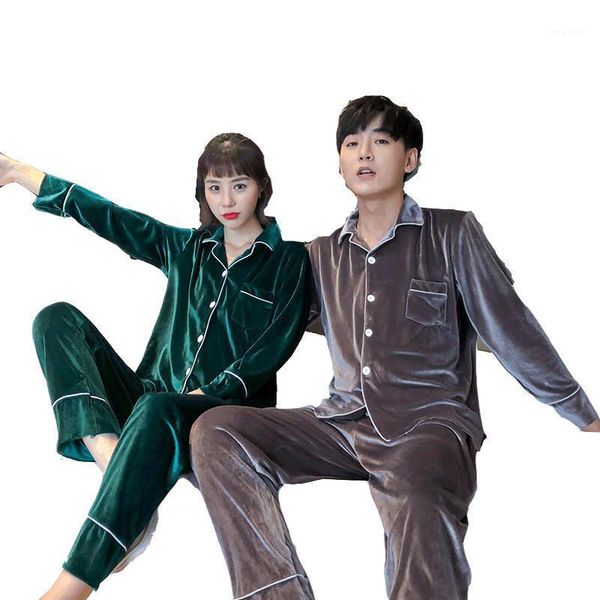 lovers pajamas paragraph pleuche qiu dong female suit men's pyjamas in the spring and autumn winter plus-size household to take sleepwe, Black;brown
lovers pajamas paragraph pleuche qiu dong female suit men's pyjamas in the spring and autumn winter plus-size household to take sleepwe, Black;brown