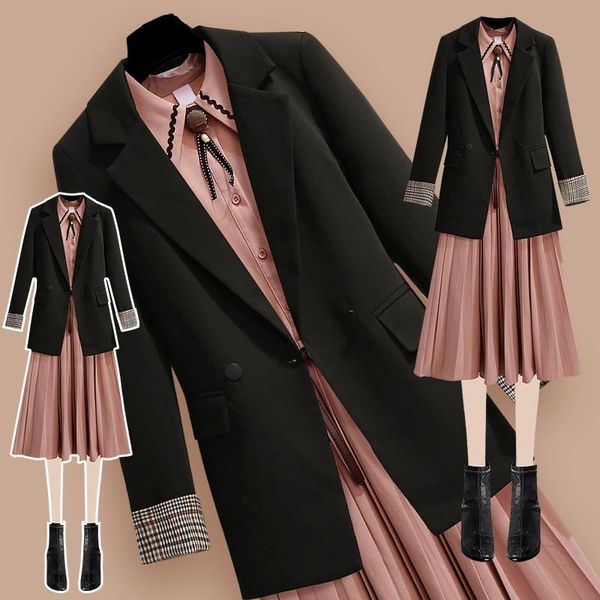 work dresses suit set dress female british style early spring temperament lady wear light mature shirt two-piece women s91, White;black
work dresses suit set dress female british style early spring temperament lady wear light mature shirt two-piece women s91, White;black