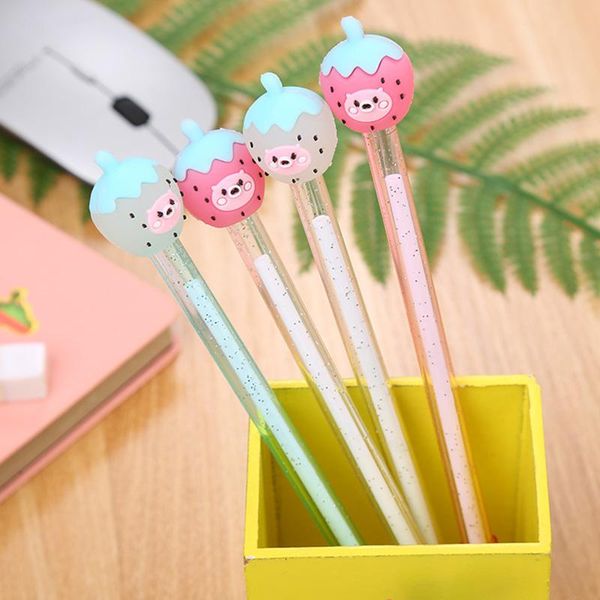gel pens 4pcs cute strawberry kawaii pig transparent neutral for kids gift school office supplies stationery
gel pens 4pcs cute strawberry kawaii pig transparent neutral for kids gift school office supplies stationery