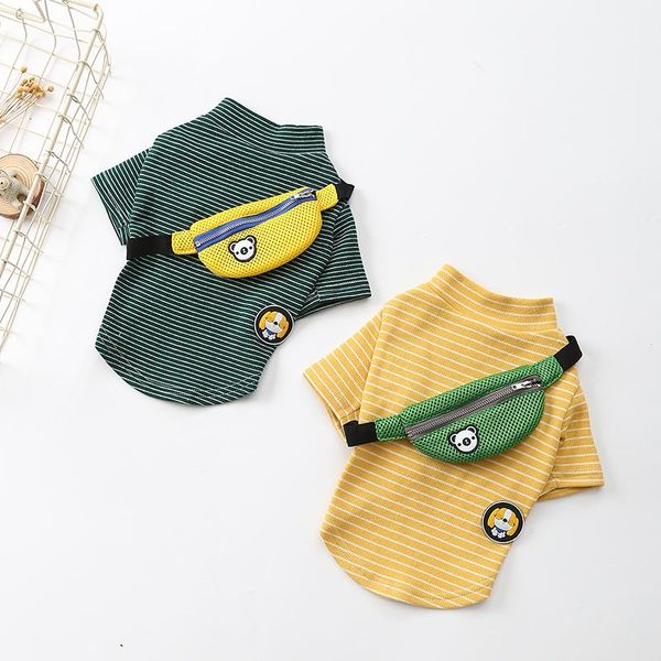 summer pet dog clothes puppy vest shirt backpack t-shirts for dogs stripe clothing apparel
summer pet dog clothes puppy vest shirt backpack t-shirts for dogs stripe clothing apparel