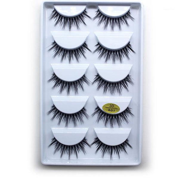 fashion 5pairs 3d synthetic hair false eyelashes natural/thick long eye lashes wispy makeup beauty extension tools a series1
fashion 5pairs 3d synthetic hair false eyelashes natural/thick long eye lashes wispy makeup beauty extension tools a series1