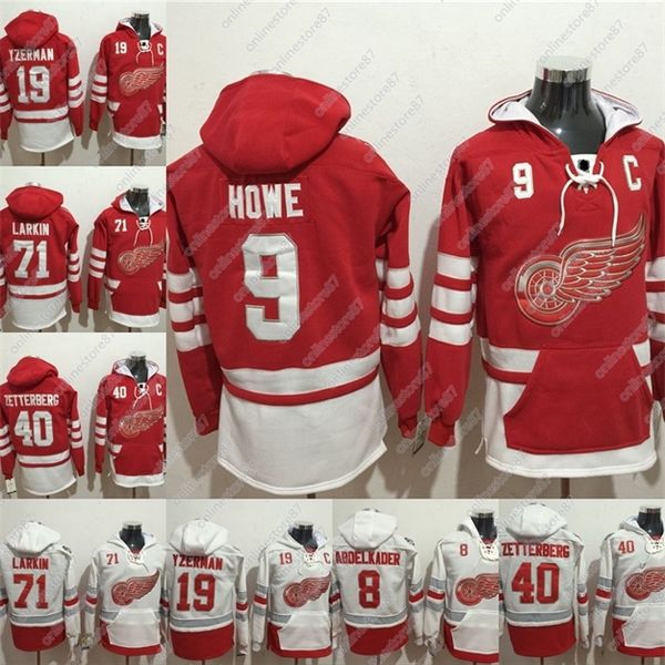 52Men' 9 Gordie Howe 71 Dylan Larkin 40 ZETTERBERG 19 YZERMAN White Red hockey jersey hoodie can be customized, As
52Men' 9 Gordie Howe 71 Dylan Larkin 40 ZETTERBERG 19 YZERMAN White Red hockey jersey hoodie can be customized, As