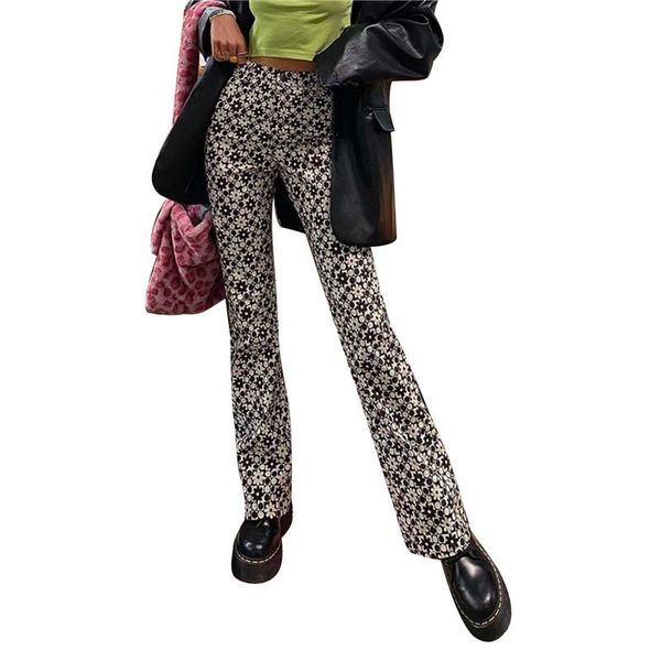 women's pants & capris women fashion printed flared trousers casual floral middle-waist full length bell-bottomed girls slim vintage lo, Black;white
women's pants & capris women fashion printed flared trousers casual floral middle-waist full length bell-bottomed girls slim vintage lo, Black;white