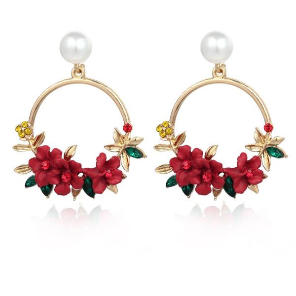 hoop & huggie design brand colorful metal flower earring for women fashion personality floral jewelry gift, Golden;silver
hoop & huggie design brand colorful metal flower earring for women fashion personality floral jewelry gift, Golden;silver