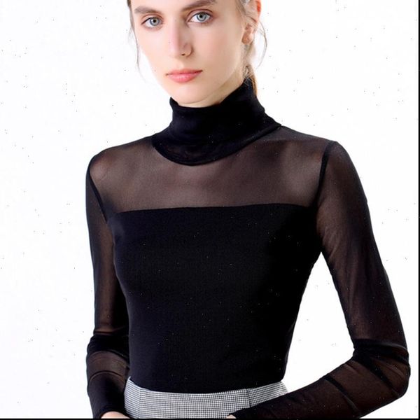mesh turtleneck korean fashion women shirt autumn causal slim long sleeve black 3xl, White
mesh turtleneck korean fashion women shirt autumn causal slim long sleeve black 3xl, White