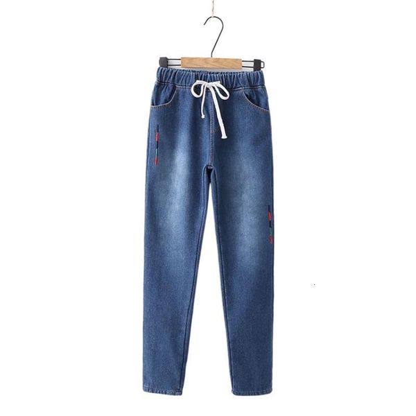 women's jeans women pants color striped embroidery denim autumn winter student girl casual elastic waist straight trousers 2011008, Blue
women's jeans women pants color striped embroidery denim autumn winter student girl casual elastic waist straight trousers 2011008, Blue