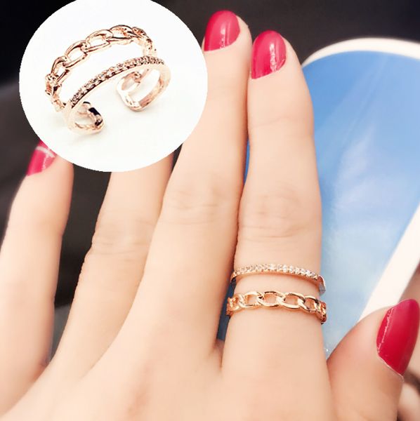 design jewelry new japanese and female trendsetter double layer mahua simple temperament versatile korean rings, Silver
design jewelry new japanese and female trendsetter double layer mahua simple temperament versatile korean rings, Silver