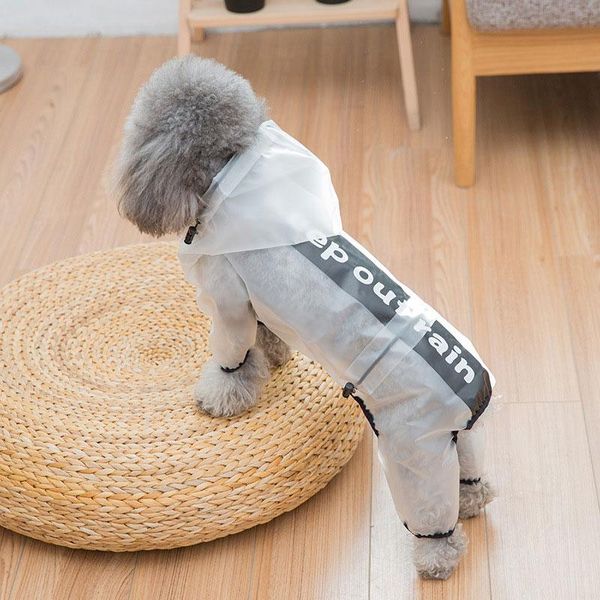 dog apparel personality transparent siamese four-legged raincoat white and black waterproof outdoor clothes for small medium pets
dog apparel personality transparent siamese four-legged raincoat white and black waterproof outdoor clothes for small medium pets