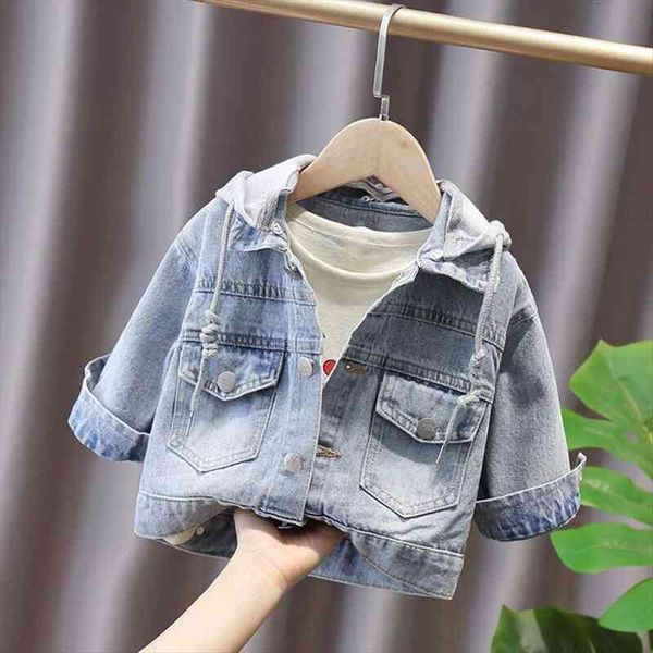 fashion kids clothes baby boys girls denim jean jackets spring autumn hoodie coats outwear casual style children clothing, Blue;gray
fashion kids clothes baby boys girls denim jean jackets spring autumn hoodie coats outwear casual style children clothing, Blue;gray