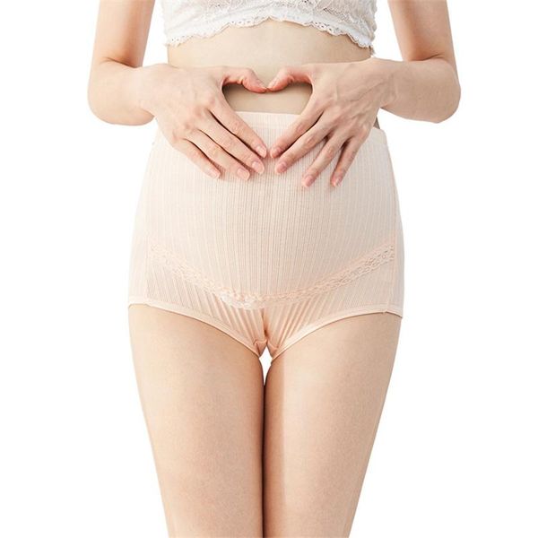women's pregnant underwear cotton crotch high waist breathable traceless maternity bottoms, White
women's pregnant underwear cotton crotch high waist breathable traceless maternity bottoms, White