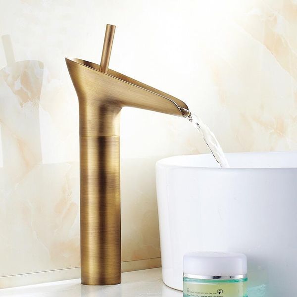 basin faucets black/antique brass cup type waterfall bathroom washing-basin deck mounted cold water mixer sink taps
basin faucets black/antique brass cup type waterfall bathroom washing-basin deck mounted cold water mixer sink taps