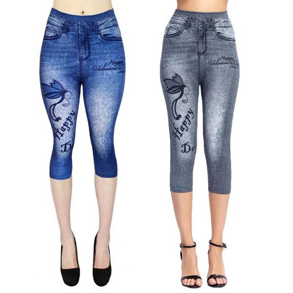 women's pants & capris printed imitation denim cropped trousers high stretch slim slimming hip leggings faux jeans short summer breeche, Black;white
women's pants & capris printed imitation denim cropped trousers high stretch slim slimming hip leggings faux jeans short summer breeche, Black;white