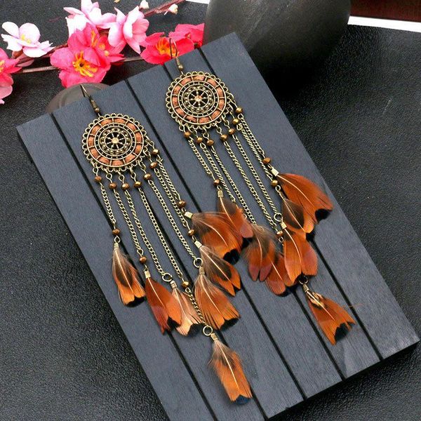 dangle & chandelier loredana fashion natural breath round hollow out long feather tassel earrings for women.safety and comfort jewelry.ez182, Silver
dangle & chandelier loredana fashion natural breath round hollow out long feather tassel earrings for women.safety and comfort jewelry.ez182, Silver