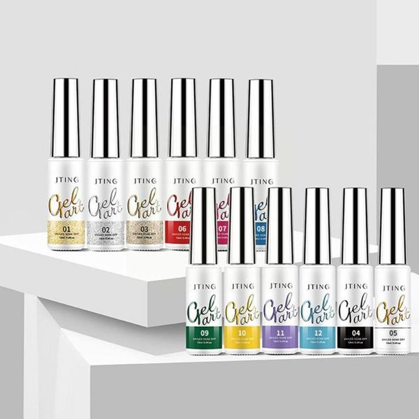 nail gel 12 colors pull line polish potherapy supplies painting hook special for diy brushed art manicure k8g9, Red;pink
nail gel 12 colors pull line polish potherapy supplies painting hook special for diy brushed art manicure k8g9, Red;pink