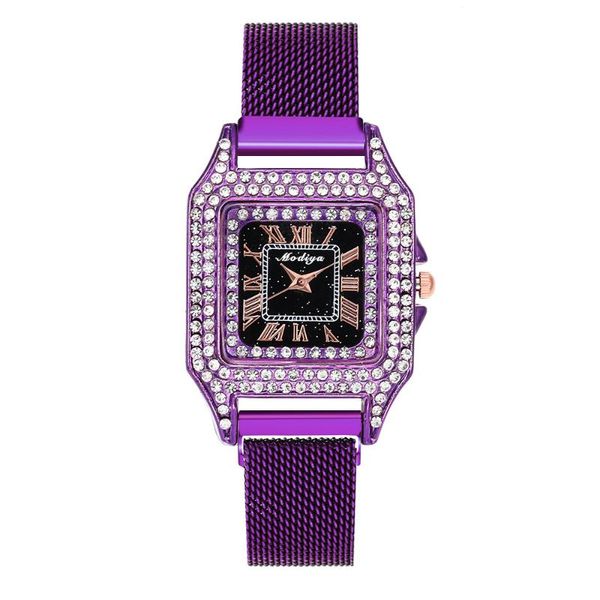 wristwatches 2021 vibrato rhinestone-studded square ladies fashion watch magnetic mesh with starry sky delicate, Slivery;brown
wristwatches 2021 vibrato rhinestone-studded square ladies fashion watch magnetic mesh with starry sky delicate, Slivery;brown