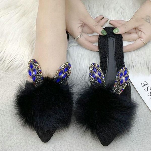 size 35-51 nice autumn women cute slippers novelty shoes woman non-slip flat heels female gemstone ear flip flops, Black
size 35-51 nice autumn women cute slippers novelty shoes woman non-slip flat heels female gemstone ear flip flops, Black