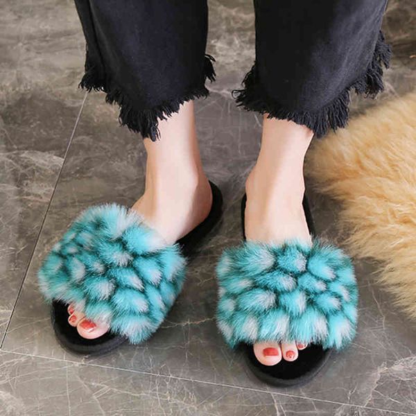 winter women fur slippers color matching psh upper keep warm home faux 2021 soft comfortable flat, Black
winter women fur slippers color matching psh upper keep warm home faux 2021 soft comfortable flat, Black