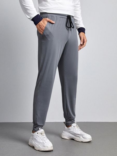 men drawstring waist pocket side sweatpants m1zm#, Black
men drawstring waist pocket side sweatpants m1zm#, Black