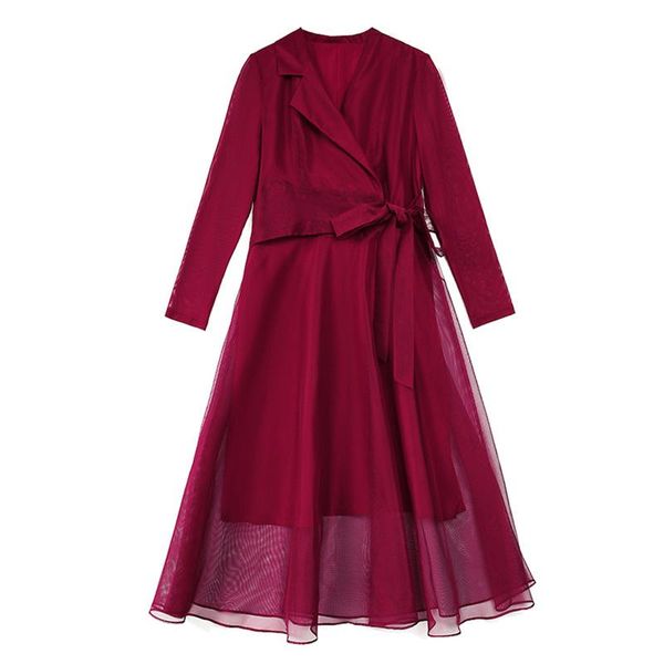casual dresses temperament v-neck dress women vintage long sleeve a-line autumn elegant knee-length, Black;gray
casual dresses temperament v-neck dress women vintage long sleeve a-line autumn elegant knee-length, Black;gray