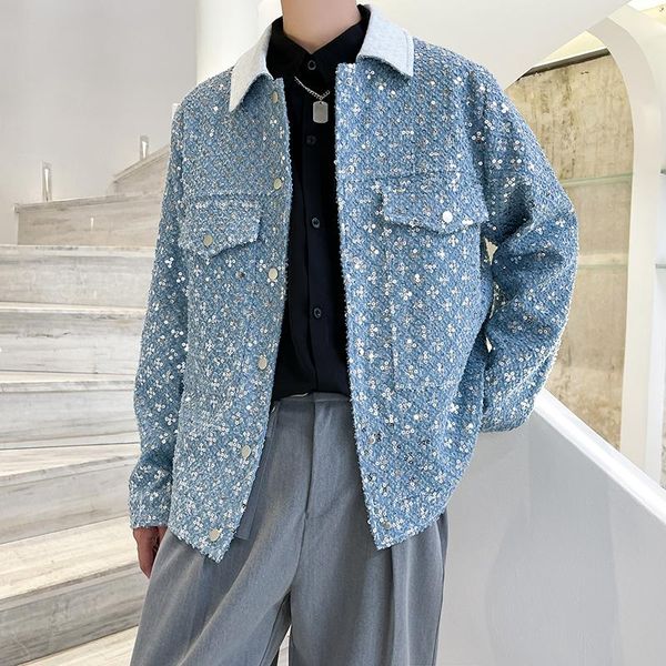 men's jackets viankani sequin denim jacket men streetwear vintage fashion hip hop loose casual women jeans coat stage clothing, Black;brown
men's jackets viankani sequin denim jacket men streetwear vintage fashion hip hop loose casual women jeans coat stage clothing, Black;brown