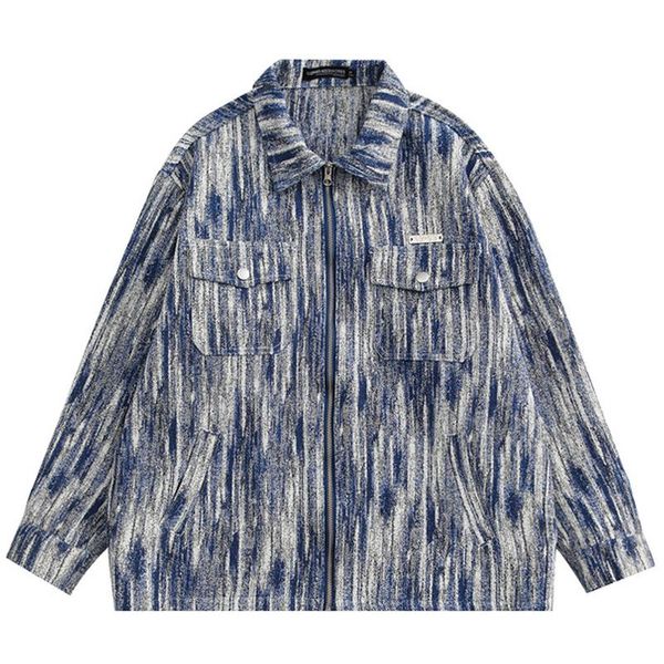 men's jackets harajuku vintage washed zip up jacket men women urban streetwear hip hop oversized tie dye stripe printed coats, Black;brown
men's jackets harajuku vintage washed zip up jacket men women urban streetwear hip hop oversized tie dye stripe printed coats, Black;brown