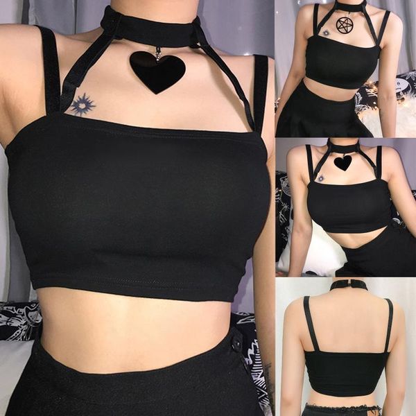 fashion women's charm off shoulder halter metal button round neck vest bralette casual ladies summer tanks 2021 & camis, White
fashion women's charm off shoulder halter metal button round neck vest bralette casual ladies summer tanks 2021 & camis, White
