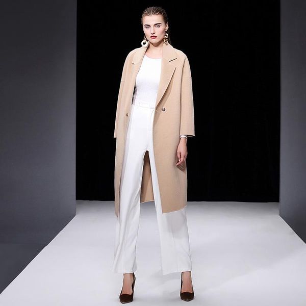 women's wool & blends women s winter coat beige double sided cashmere outwear 2021 autumn plus size ladies fashion overcoats long ship, Black
women's wool & blends women s winter coat beige double sided cashmere outwear 2021 autumn plus size ladies fashion overcoats long ship, Black