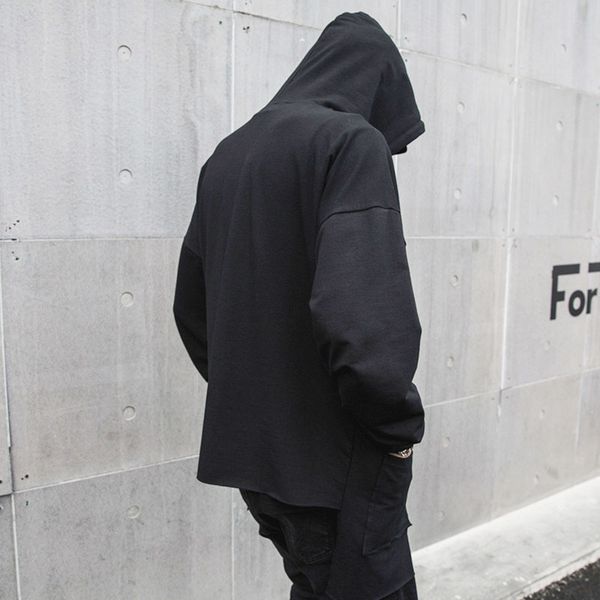 long-sleeve shirt with male casual hood streetwear hip hop, loose goth punk t-shirts. ashd, White;black
long-sleeve shirt with male casual hood streetwear hip hop, loose goth punk t-shirts. ashd, White;black
