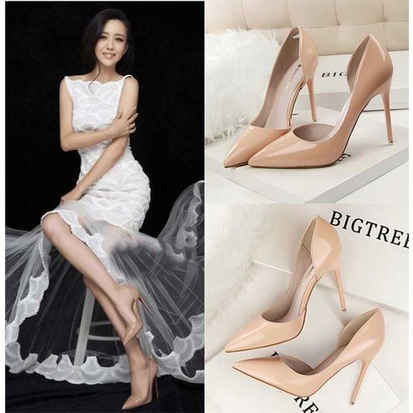 luxury dress shoes nude high heel's 2021 pointed thin heels 10cm sier side air single sho dign sense of minority, Black
luxury dress shoes nude high heel's 2021 pointed thin heels 10cm sier side air single sho dign sense of minority, Black