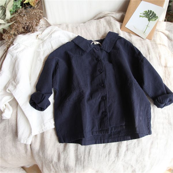2021 spring baby boys shirts retro linen cotton long sleeve kids clothes casual pockets korean style shirt, White;black
2021 spring baby boys shirts retro linen cotton long sleeve kids clothes casual pockets korean style shirt, White;black