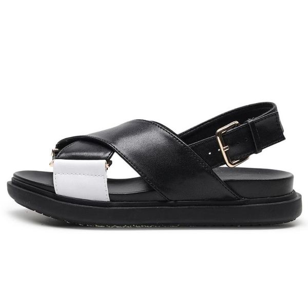 cow leather sandals lady patchwork scuffs buckle strap heel sandal cowskin beach shoes z190, Black
cow leather sandals lady patchwork scuffs buckle strap heel sandal cowskin beach shoes z190, Black