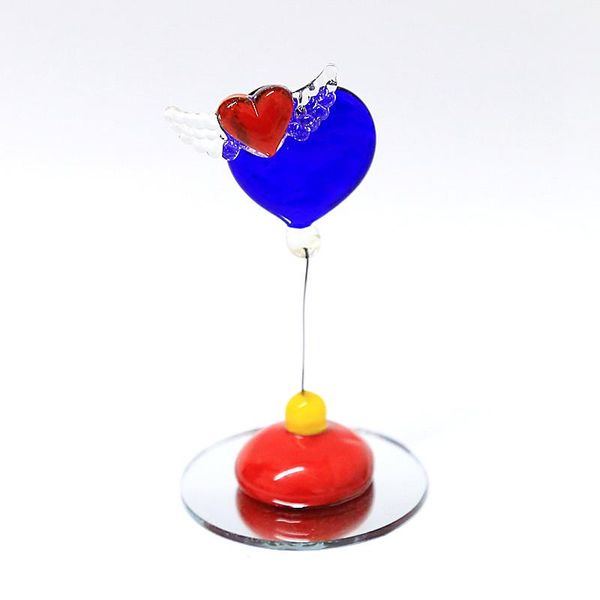 decorative objects & figurines handmade murano glass heart shaped ornament lampwork creative angel's wings sculpture home decor charms
decorative objects & figurines handmade murano glass heart shaped ornament lampwork creative angel's wings sculpture home decor charms
