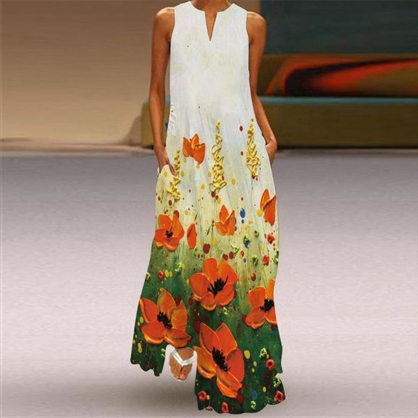 vintage fashion style printing women dresses sundress summer v neck sleeveless long dress elegant ladies maxi femme vestido, Black;gray
vintage fashion style printing women dresses sundress summer v neck sleeveless long dress elegant ladies maxi femme vestido, Black;gray