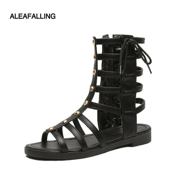 aleafalling breathable hollow out summer sandals casual vacation mid-calf women shoes fashion lady roman, Black
aleafalling breathable hollow out summer sandals casual vacation mid-calf women shoes fashion lady roman, Black