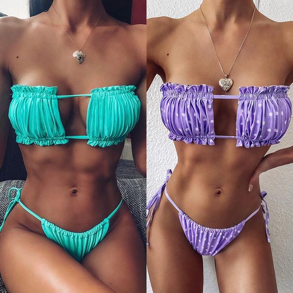 bandeau bikini set swimsuit female micro swimwear women brazilian bathing suit summer beachwear biquini women's, White;black
bandeau bikini set swimsuit female micro swimwear women brazilian bathing suit summer beachwear biquini women's, White;black