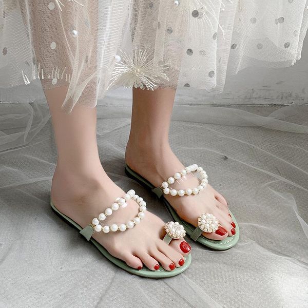 slippers summer sandals flat bottomed pearl diamond beach shoes toe women's outdoor comfort soft, Black
slippers summer sandals flat bottomed pearl diamond beach shoes toe women's outdoor comfort soft, Black
