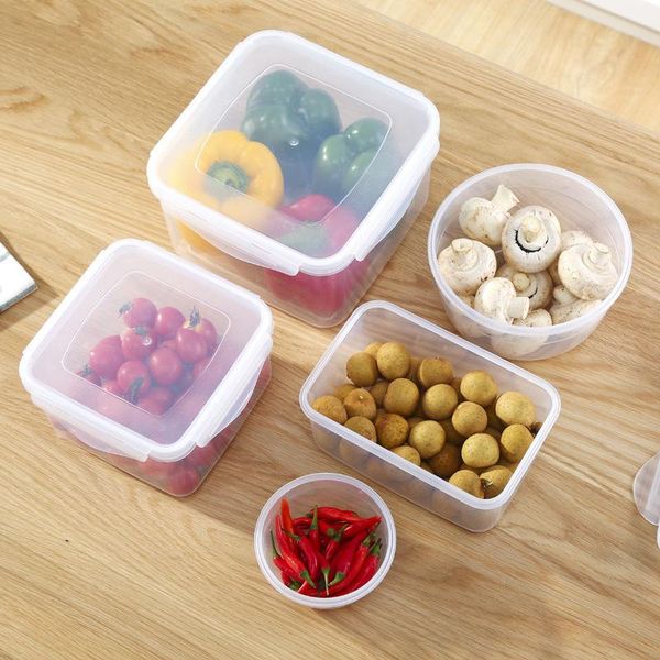 storage bottles & jars plastic fresh-keeping container household transparent sealed box refrigerator set rectangular fruit lunch
storage bottles & jars plastic fresh-keeping container household transparent sealed box refrigerator set rectangular fruit lunch