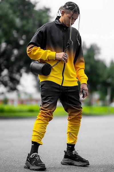 men's tracksuits tracksuit men two piece sets sporting suit 2pcs track sportswear hoodies sweatpants sweatshirt man joggers, Gray
men's tracksuits tracksuit men two piece sets sporting suit 2pcs track sportswear hoodies sweatpants sweatshirt man joggers, Gray