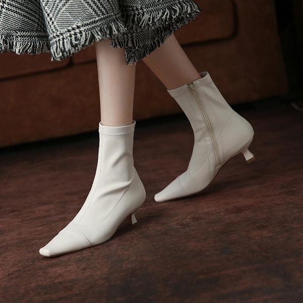 boots fashion winter autumn 2021 genuine leather band motorcycle pointed toe classic design party basic shoes woman, Black
boots fashion winter autumn 2021 genuine leather band motorcycle pointed toe classic design party basic shoes woman, Black
