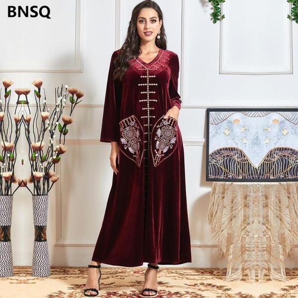 plus size maxi dresses for women 2021 winter velvet ethnic embroidery causal red long sleeve loose turkey muslim arabic dress casual, Black;gray
plus size maxi dresses for women 2021 winter velvet ethnic embroidery causal red long sleeve loose turkey muslim arabic dress casual, Black;gray